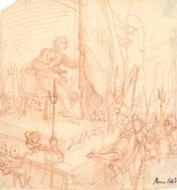 A Goddess Attended by a Putto