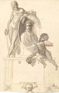 Allegorical Figures (verso)