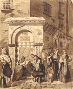 Women by a Moorish Fountain 