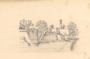 Lower Egypt, Nile. Mingeh
