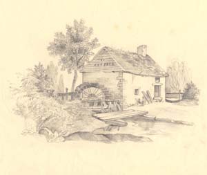 Mill by a Stream 