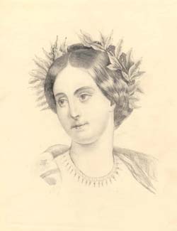 Portrait of a Woman with a Laurel Wreath on her Hair