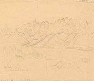 Landscape Studies of Egypt (recto)