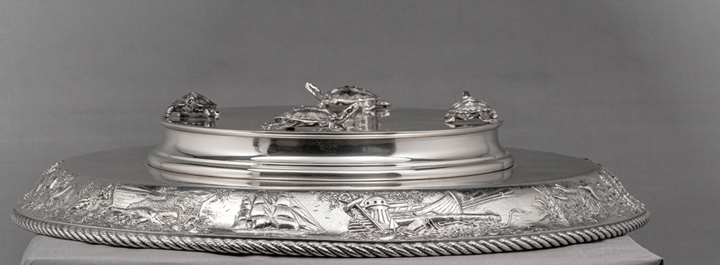 Plateau, USS Maryland Silver Service