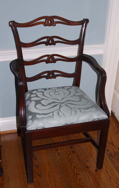 chippendale style armchair