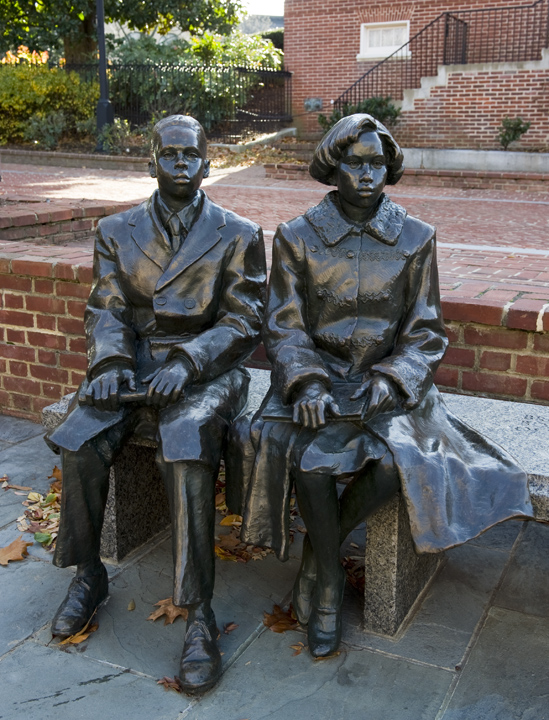 Thurgood Marshall Memorial, Anonymous Children Representing Brown vs. Board of Education of Topeka et. al