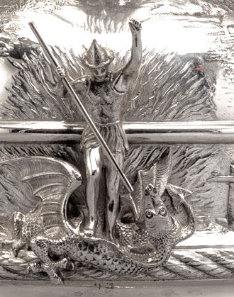 St. George and the Dragon, symbolizing religious toleration