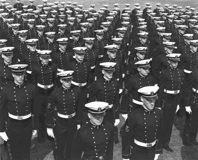 Midshipmen at the Naval Academy, 1952