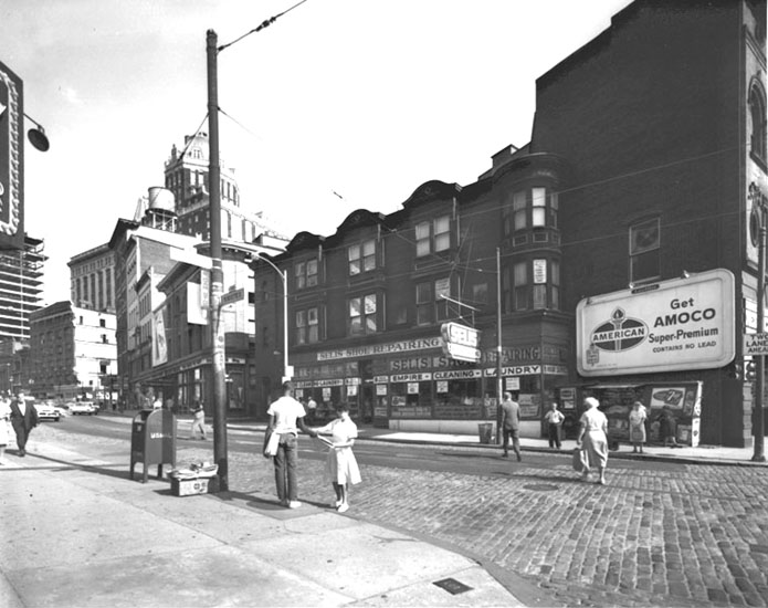 Corner of Liberty and Fayette Streets, Baltimore, MD 1962