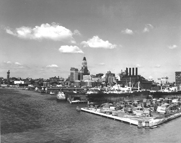 Baltimore Harbor, 1955