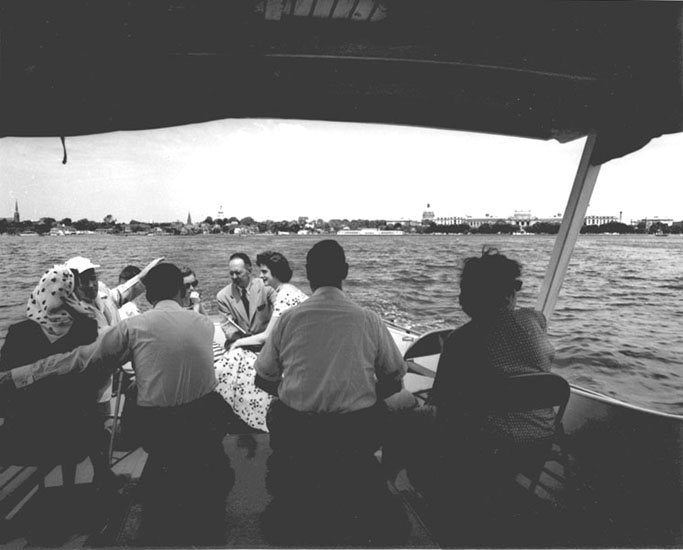 Boat tour of Annapolis, 1953