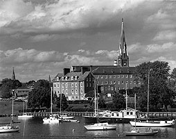 View of Annapolis from the Eastport Bridge.