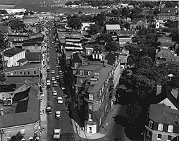 View of Annapolis from the steeple of St. Anne's.