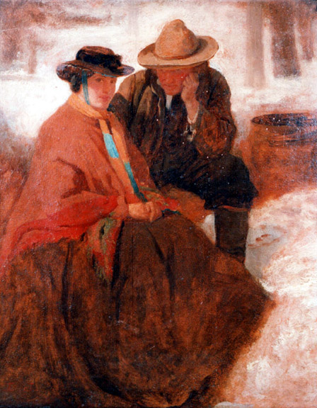 Painting - Down East Courtship