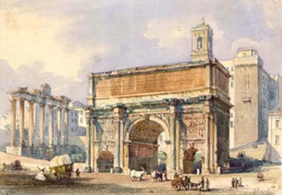 The Arch of Septimus Severus, Rome 