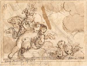 Putti, One with a Lily 