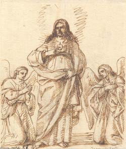 Christ with Two Angels 