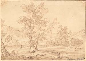 Three Trees in Landscape