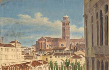 View of the Frari, Venice 