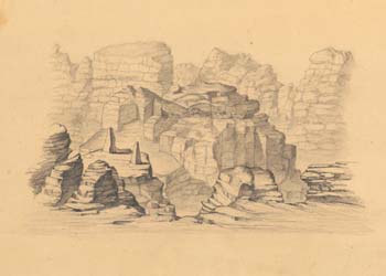 Petra, Obelisks & Fortress ruins