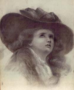 Head of a Woman in a Hat