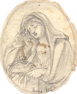 The Virgin in Mourning
