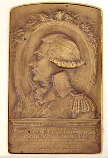 Bronze medal - Marquis de Lafayette
