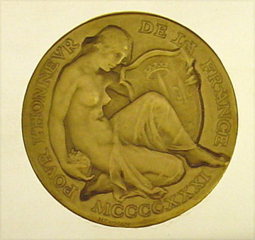 Medal - Joan of Arc, verso