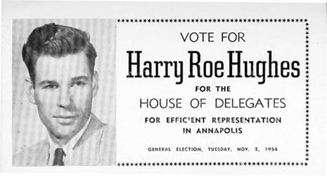 Hand card used by Hughes during his first campaign