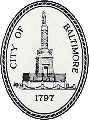 Baltimore City seal - click for Home
