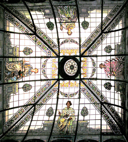 North Stained Glass Dome