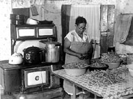 Canning beans, St. Mary's County ca. 1940